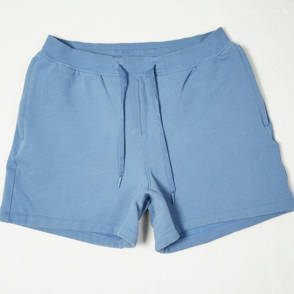 Lululemon City Sweat Short 5 Blue French Terry Athletic Lounge Mens L LM7BD4S